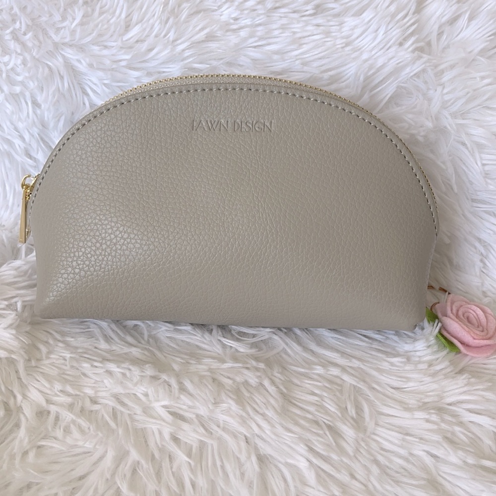 New Fawn Design SMALL Cosmetic Bag in Gray